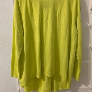 Apt. 9 Neon Yellow Knit Top